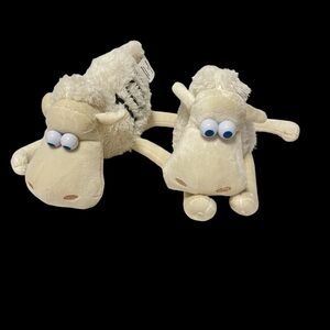 SERTA Counting Sheep Plush Stuffed Animals set of 2 number 101 9”